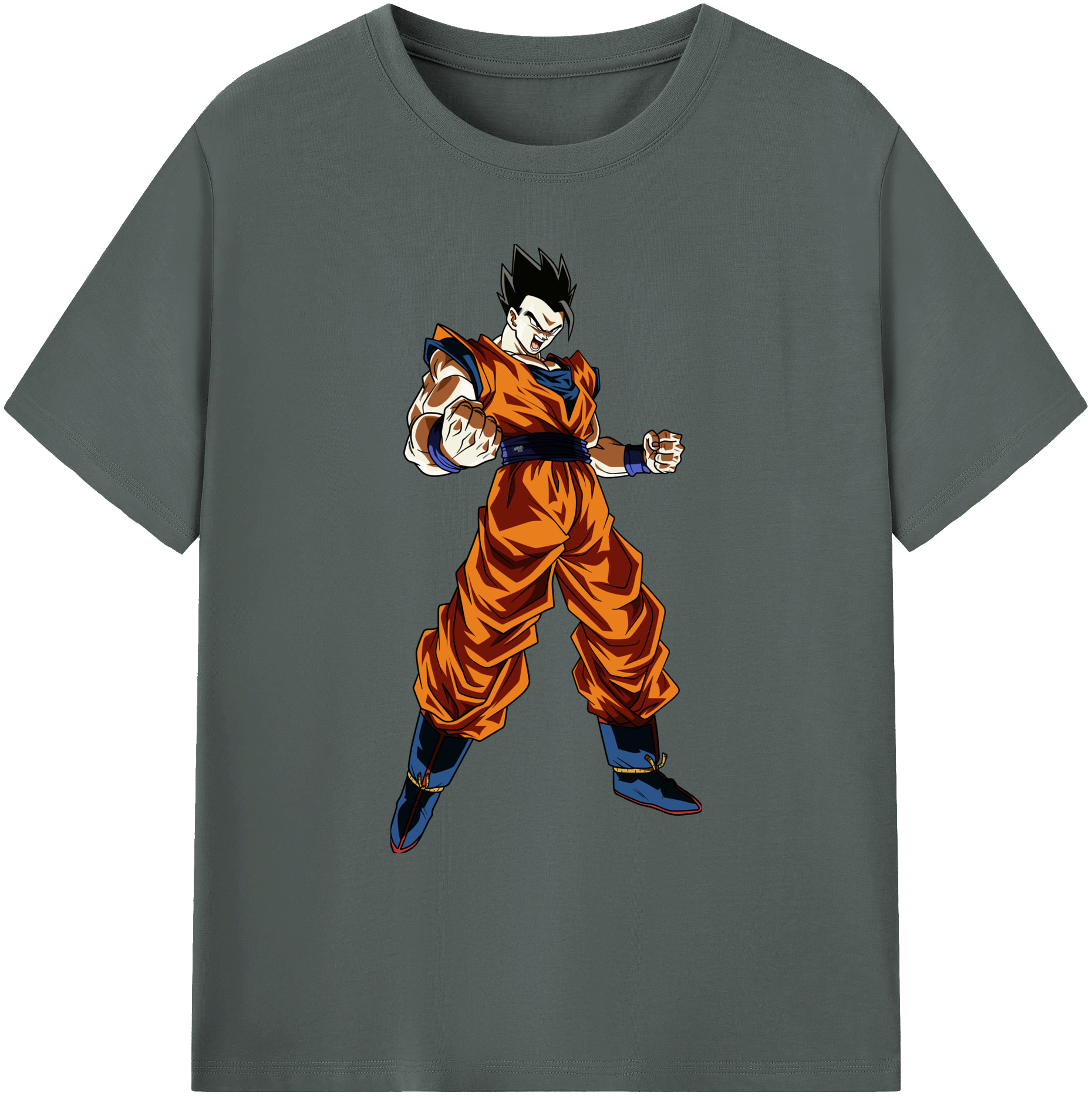 （画像用） ドラゴンボール 孫 悟飯（そんごはん）DRAGON BALL Son Gohan 綿100％ メンズ半袖Tシャツ｜肌触りやわらか＆通気性